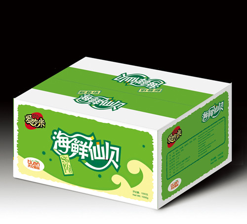爱吃米 海鲜仙贝 包装设计